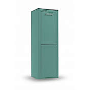 CUBEK - Turquoise Recycling bin, cabinet trash can, waste bin, 2 individual tilt-out compartments.