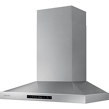 Samsung 30 inch Stainless Wall Mount Chimney Range Hood. View a larger version of this product image.