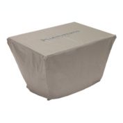 LeisureMod Chelsea Waterproof Fabric Rectangle Fire Pit Table Cover