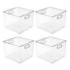 Alternate image 0 for mDesign Storage Organizer Bin with Handles for Cube Furniture, 4 Pack