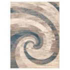 Alternate image 0 for Chaudhary Living 7.75' x 10' Off White and Blue Distressed Abstract Rectangular Area Throw Rug