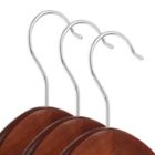 Alternate image 1 for Casafield - 20 Wooden Suit Hangers - Premium Lotus Wood with Notches & Chrome Swivel Hook for Dress Clothes, Coats, Jackets, Pants, Shirts, Skirts