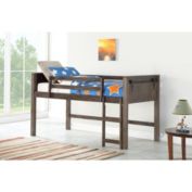 Donco Trading Twin Barn Door Low Loft - Brushed Shadow