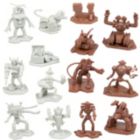 Alternate image 2 for SCS Direct Robot Fantasy Sci-fi Action Figures - 52 Futuristic Space Battle Toys - with 14 Unique Characters - Great for Party Favors, Role Playing Games, Shadowrun, etc