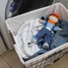 Alternate image 2 for HABA Graham 12&quot; Soft Boy Doll with Brown Hair, Brown Eyes Removable Clothing & Shoes