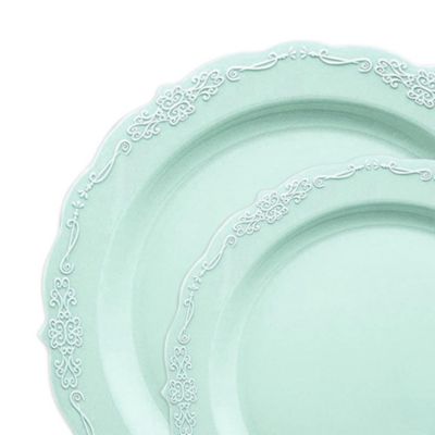 144 10.25" Fluted Design Disposable Wedding Dinner Plates Black-Bone-Clear-White 