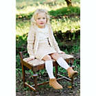 Alternate image 1 for Hope & Henry Girls&#39; Long Sleeve Cardigan and Skirt Sweater Set, Infant, 12-18 Months