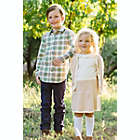 Alternate image 2 for Hope & Henry Girls&#39; Long Sleeve Cardigan and Skirt Sweater Set, Infant, 12-18 Months
