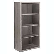 Monarch Specialties I 7060 Bookcase - 48&quot;H / Dark Taupe With Adjustable Shelves