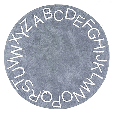 nuLOOM Kids Washable Round Alphabet Rug. View a larger version of this product image.