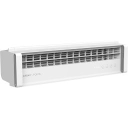 Sharper Image Portal Window Fan with Reversible Exhaust - White