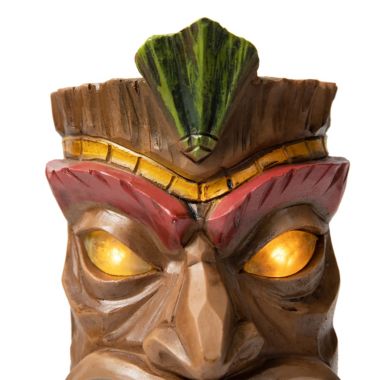 Vp Home Tiki Head Solar Powered Led Outdoor Decor Garden Light. View a larger version of this product image.