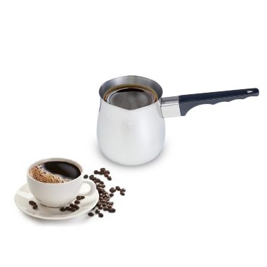 Lexi Home High Quality Stainless Steel Turkish Coffee Maker, Milk Warmer Set of 3. View a larger version of this product image.