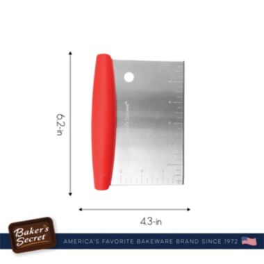 Baker's Secret Cake Lifter, Stainless Steel Dishwasher Safe, Pastry Cake Lifter, baking Essentials, Red. View a larger version of this product image.