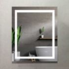 Alternate image 3 for Vyaya Superior 48 in. W x 36 in. H Rectangular Frameless Anti-Fog Wall Bathroom LED Vanity Mirror in Silver