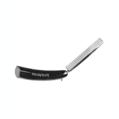 Beard Comb Switch-Blade, Perfect for Travel, All Metal Grooming Accessory - Black. View a larger version of this product image.