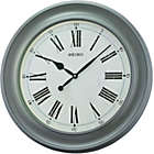 Alternate image 0 for Seiko 22" Noa Wide Frame Wall Clock, Gray