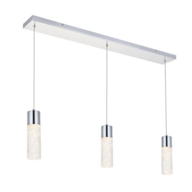 Elegant Lighting Constellation 3 light Chrome LED Pendant. View a larger version of this product image.