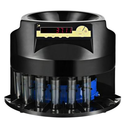 Gymax Electric Auto Coin Sorter Dispenser Counting Batching w/Coin Tubes & LED Display