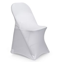 Lann's Linens Spandex Folding Chair Covers for Wedding, Party, and Banquet