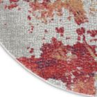 Alternate image 3 for Nourison Global Vintage 4' x ROUND (4' Round) Multicolor Area Rug Abstract Artistic Brushstroke by Nourison