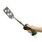 Alternate image 1 for G.E.I. Green Tractor BBQ Spatula - Stainless Steel Grilling Tool, Novelty Slotted Turner