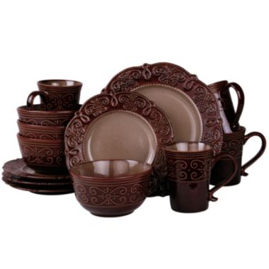 Elama's Salia 16 Piece Stoneware Dinnerware Set. View a larger version of this product image.