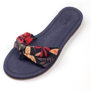 Floral Lace Strap Slippers for Women - Cute Womens Slippers with Color Flower Patterns - Boho Indoor Outdoor Womens Slippers for Summers - Stylish & Trendy Casual Slippers for Women. View a larger version of this product image.