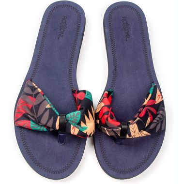 Floral Lace Strap Slippers for Women - Cute Womens Slippers with Color Flower Patterns - Boho Indoor Outdoor Womens Slippers for Summers - Stylish & Trendy Casual Slippers for Women. View a larger version of this product image.