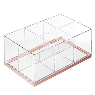 mDesign Plastic Makeup Storage Organizer with 6 Sections. View a larger version of this product image.