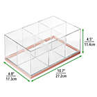Alternate image 1 for mDesign Plastic Makeup Storage Organizer with 6 Sections