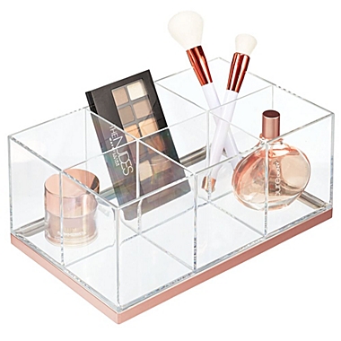 mDesign Plastic Makeup Storage Organizer with 6 Sections. View a larger version of this product image.