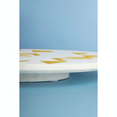 GAURI KOHLI Olympia Marble Lazy Susan 16". View a larger version of this product image.
