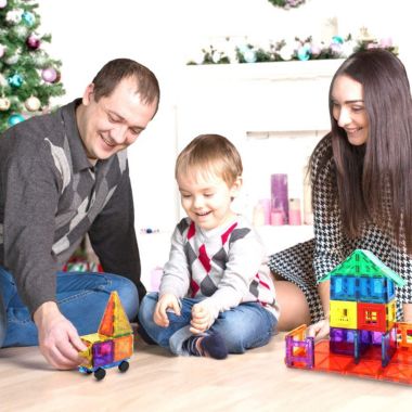 Skymags Magnetic Blocks, Magnet Tiles for Kids, Magnetic Building Blocks 100 Pcs Set Toys Educational, Inspirational, Creative Open-Ended Play STEM Toys Building Toys Great For Kids. View a larger version of this product image.