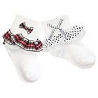 Alternate image 0 for Wrapables Sassy Stacey Lace Cuff Ankle Socks (Set of 2)