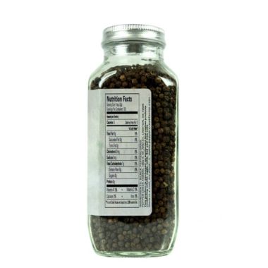 Pepper Creek Farms Black Peppercorns Stout For A Fresh Pepper Flavor 8 oz Jar. View a larger version of this product image.
