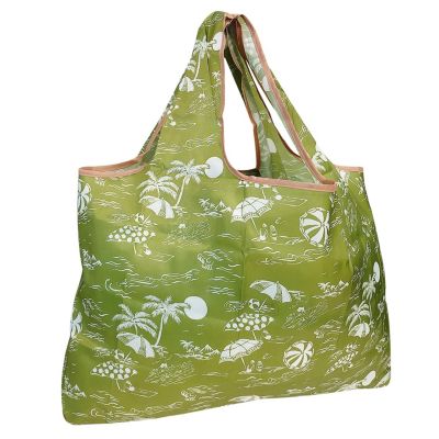 Eco Reusable Foldable Shopping Tote Bag Green Military US Seller 