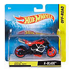 Alternate image 1 for Hot Wheels 1 18 Scale Steer Power Motorcycle, X-Blade