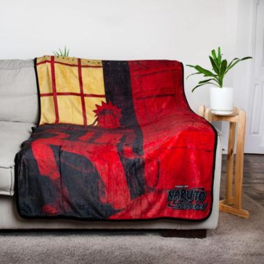 Naruto  Shippuden Ninja Plush Throw Blanket   Super Soft Fleece Blanket, Cozy Sherpa Cover For Sofa And Bed, Home Decor Room Essentials   Anime Manga Gifts   45 x 60 Inches. View a larger version of this product image.