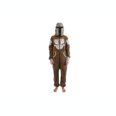 Star Wars The Mandalorian, Bounty Hunter Din Djarin Unisex Onesie For Adults. View a larger version of this product image.