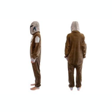 Star Wars  The Mandalorian, Bounty Hunter Din Djarin Unisex Onesie For Adults. View a larger version of this product image.