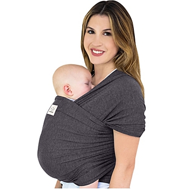 KeaBabies Baby Wraps Carrier, Baby Sling, All in 1 Stretchy Baby Sling Carrier for Infant (Mystic Gray). View a larger version of this product image.