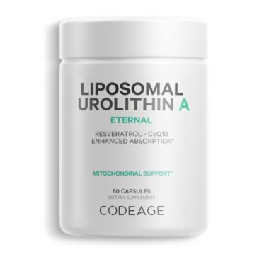 Codeage Liposomal Urolithin A, Resveratrol, Betaine, CoQ10 Capsules, Mitochondrial Support, 60 ct. View a larger version of this product image.