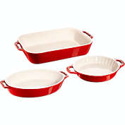 STAUB Ceramics 3-pc Mixed Baking Dish Set
