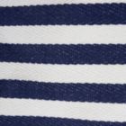 Alternate image 3 for DII Pe Coated Herringbone Woven Cotton Laundry Bin Stripe French Blue Rectangle Large 16X12.5X9.5 Set/2