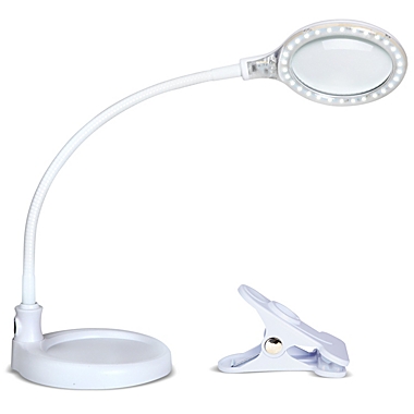 Lightview Flex 2-in-1 LED Floor and Table Lamp - 3 Diopter - White. View a larger version of this product image.