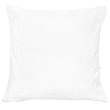 100% French Linen Euro Sham - 26" X 26" - White BOKSER HOME. View a larger version of this product image.