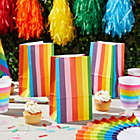 Alternate image 1 for Blue Panda Rainbow Party Treat Bags for Birthdays and Baby Showers Favors (36 Pack)