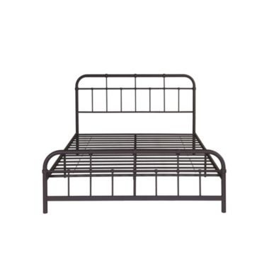 Contemporary Home Living 84" Copper Brown Contemporary Queen Size Platform Bed Frame. View a larger version of this product image.