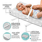 Alternate image 2 for Contoured Changing Pad - Waterproof & Non-Slip Design, Includes a Cozy, Breathable, & Washable Pad Cover - by Jool Baby Products